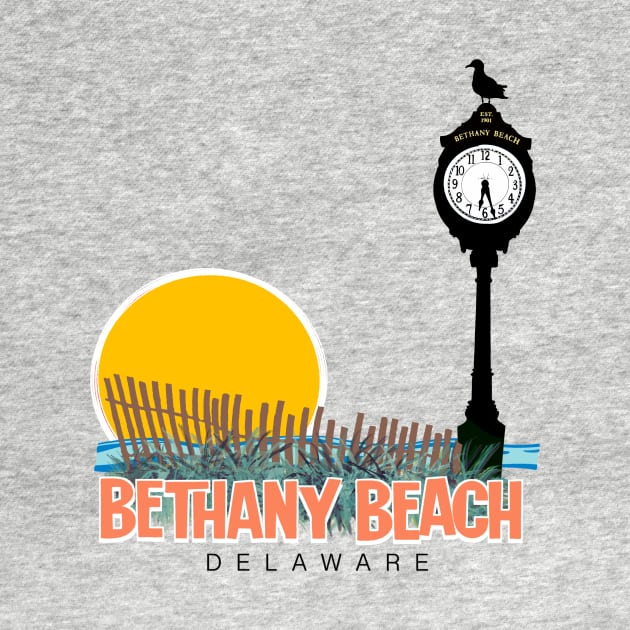 Bethany Beach Clock by BETHANY BEACH